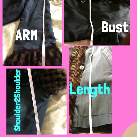 Genuine Reversible Mink Car Coat Sz 14 - Picture 6 of 6